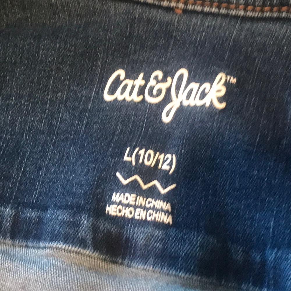 Girls Jean Jacket, Cat & Jack, Size L (10/12)